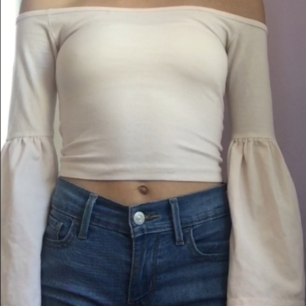 Urban Outfitters bell sleeve off the shoulder top!